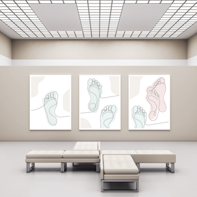 Plakat Tryptyk Stopy 3