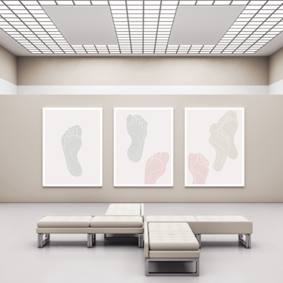 Plakat Tryptyk Stopy 1