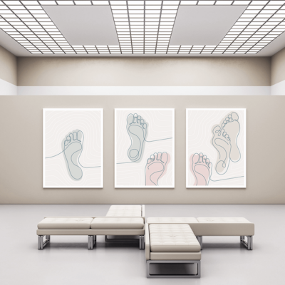 Plakat Tryptyk Stopy 2