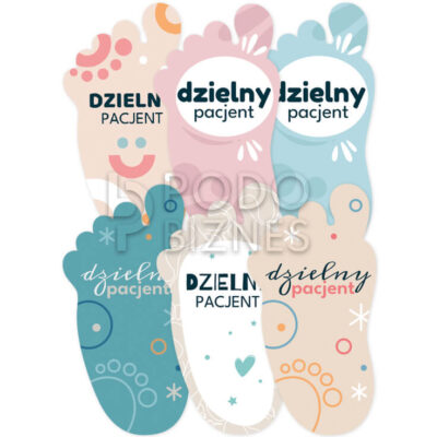 Naklejki dzielny pacjent