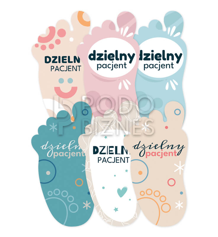 Naklejki dzielny pacjent