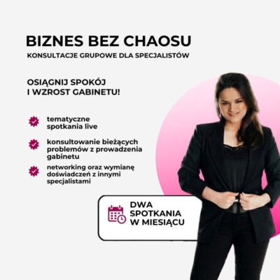 Biznes bez nawrotów - konsultacje grupowe